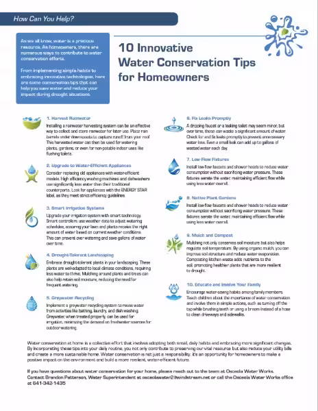 Mejores consejos para la conservación del agua
