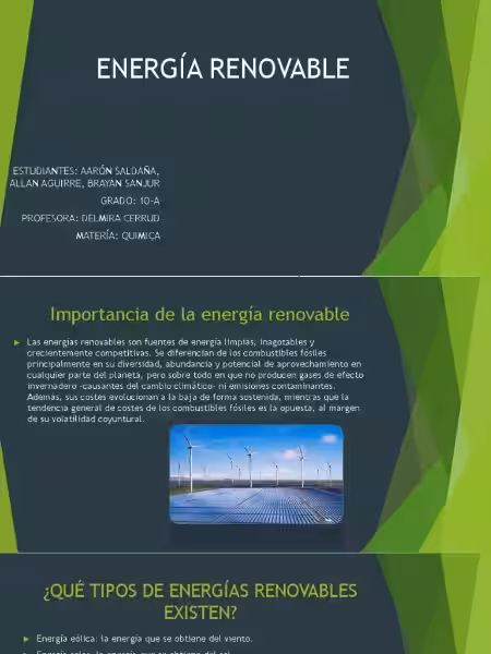 Energía Renovable para Principiantes: Un Viaje hacia un Futuro Sostenible